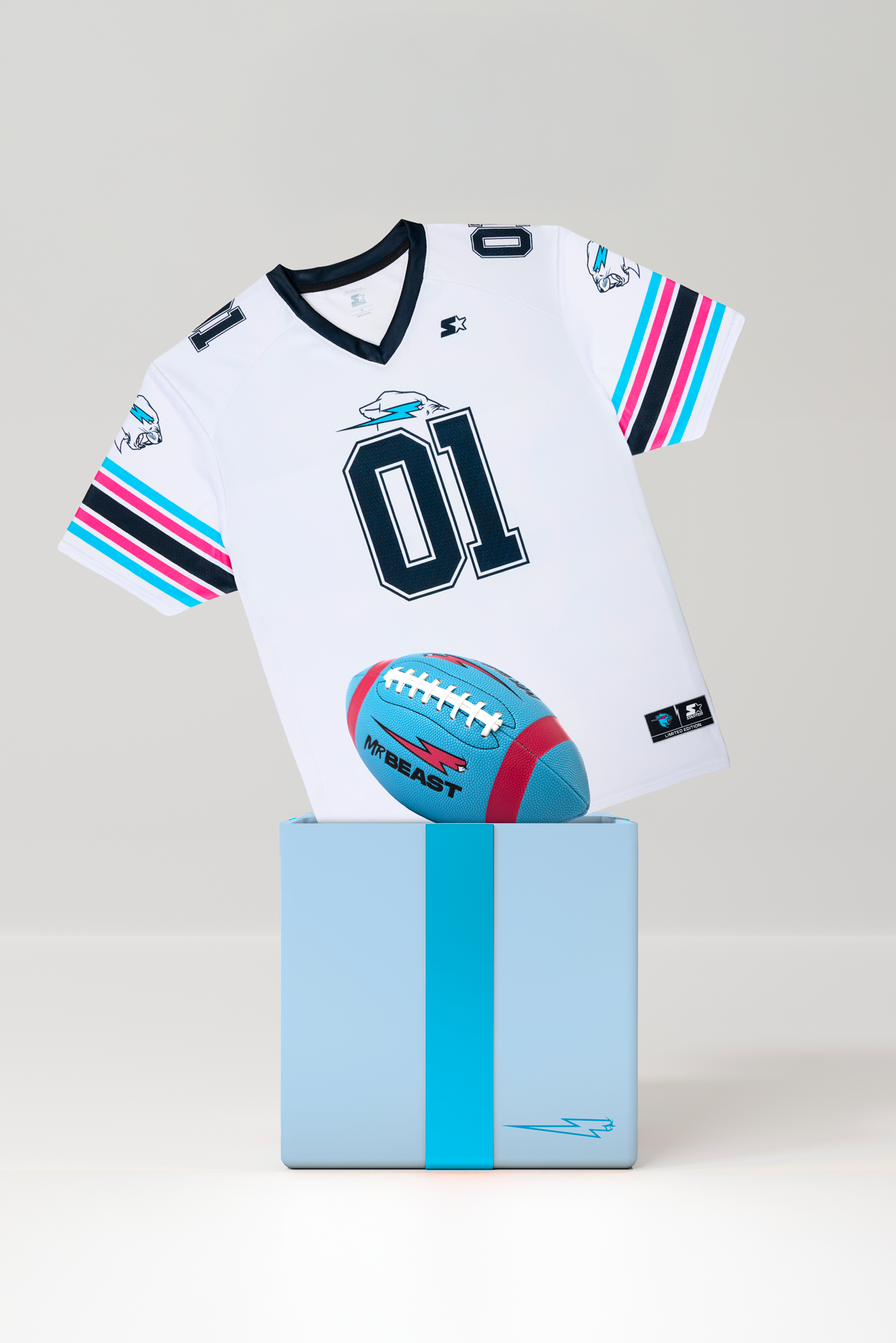 BEAST JERSEY + NOLAN FOOTBALL BUNDLE