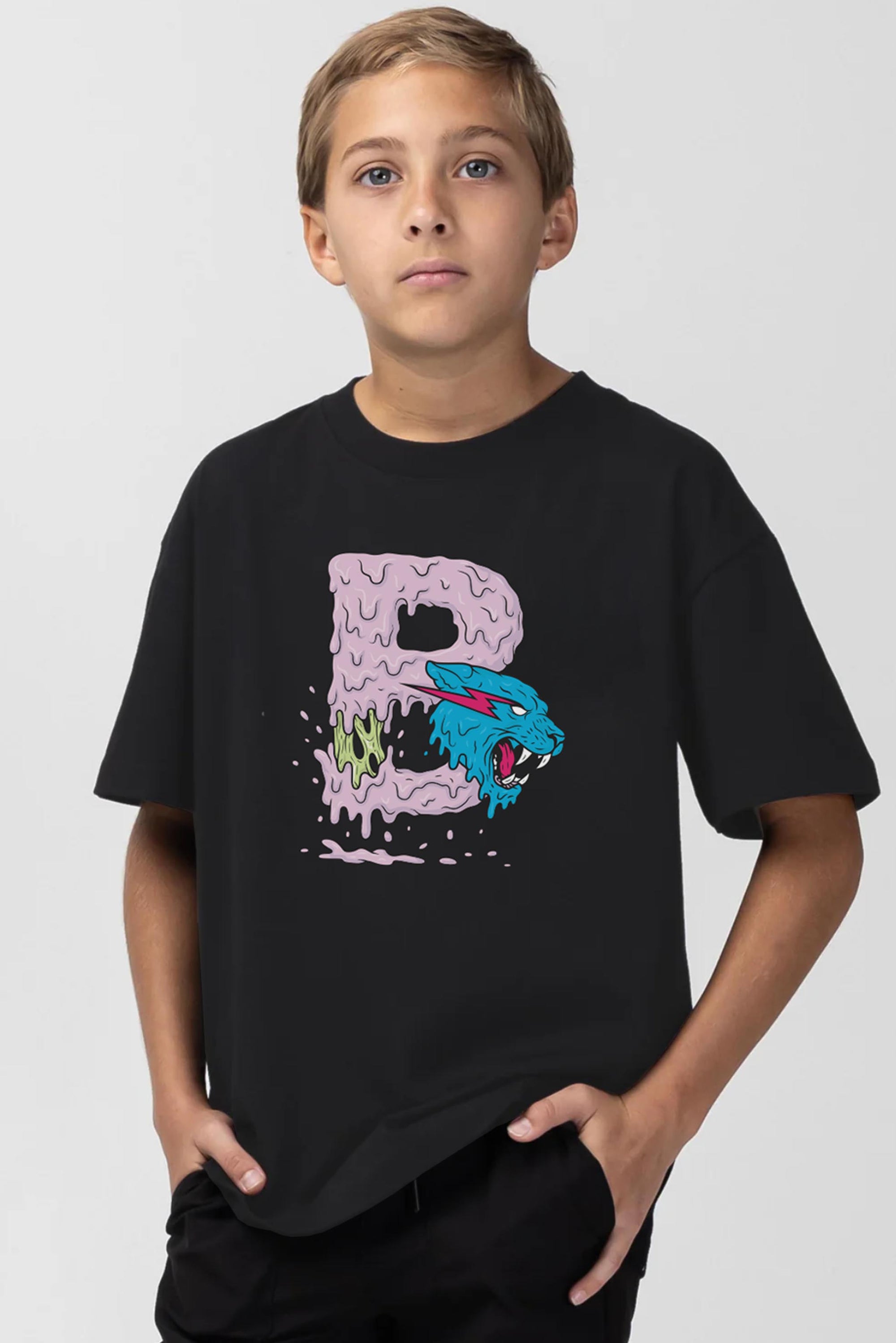 Youth Dripper Tee - Black
