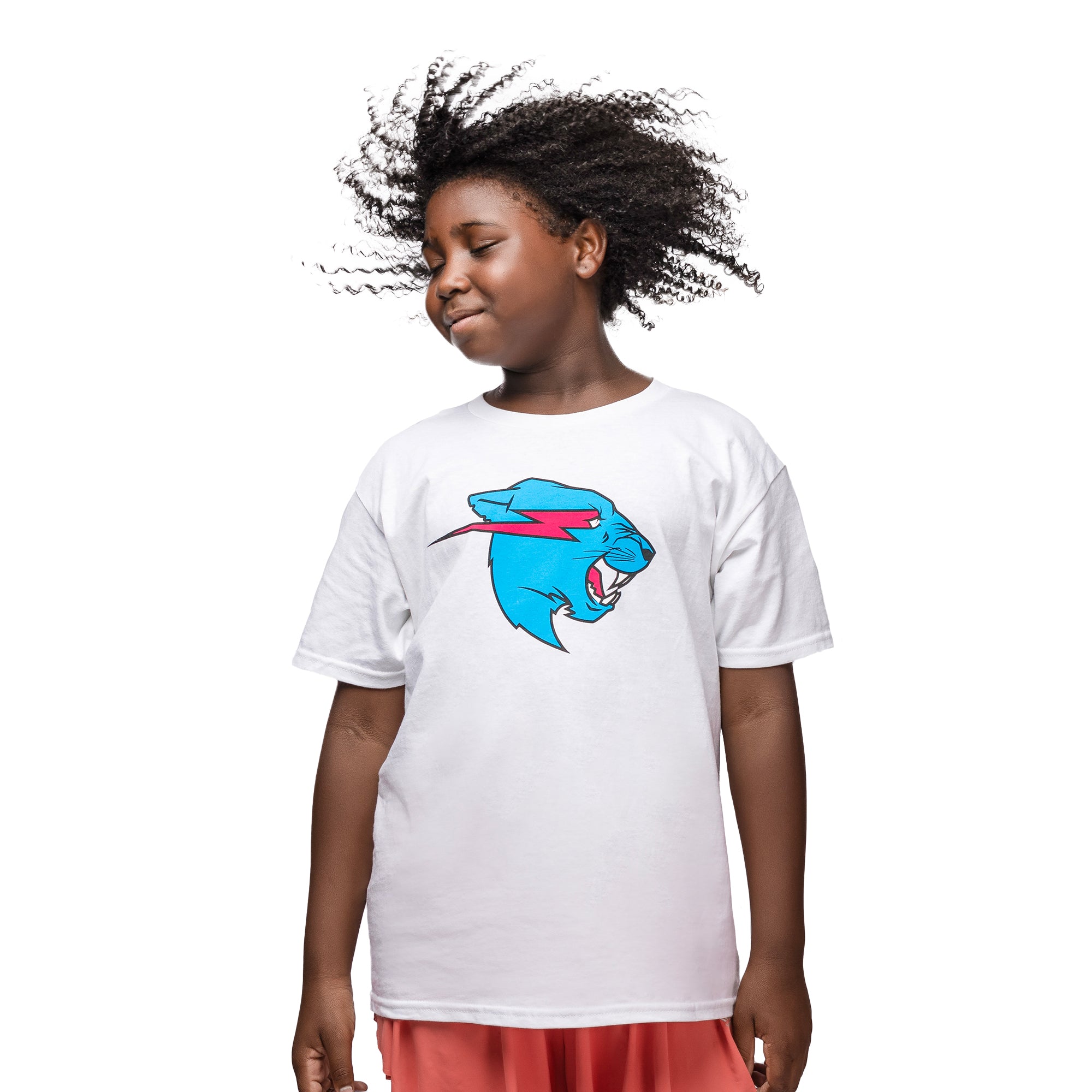 KIDS - PANTHER TEE - WHITE