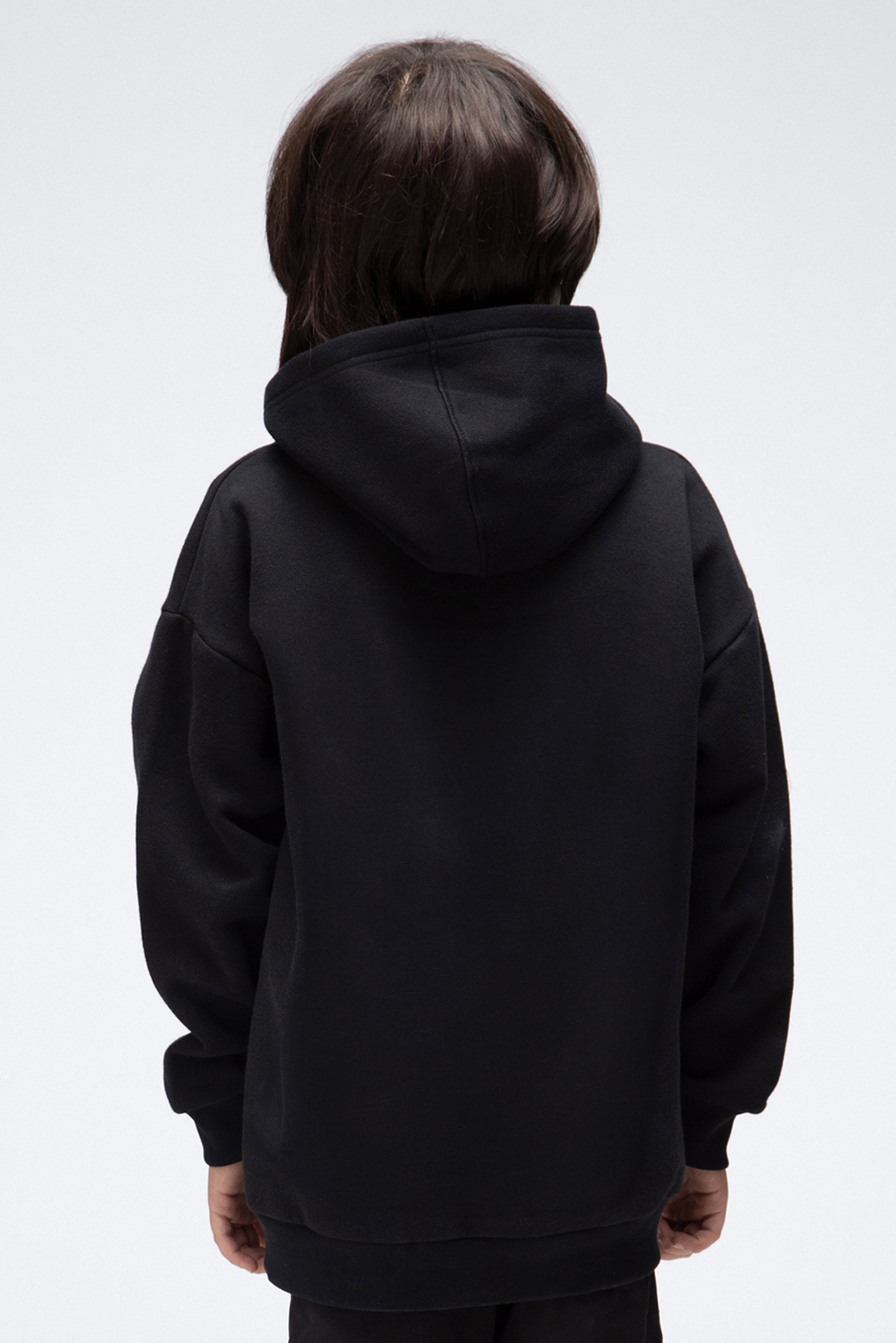 KIDS PANTHER HOODIE - BLACK