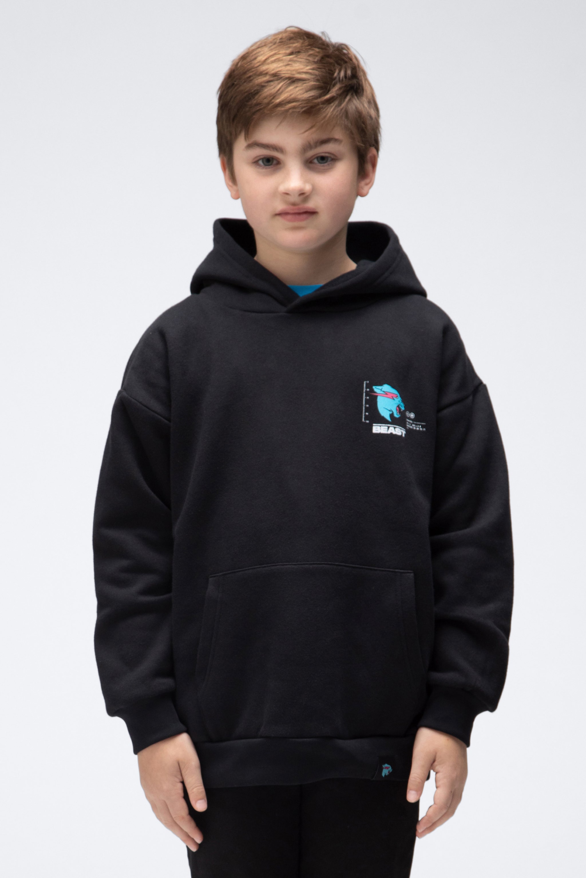 KIDS PARTICLE HOODIE - BLACK