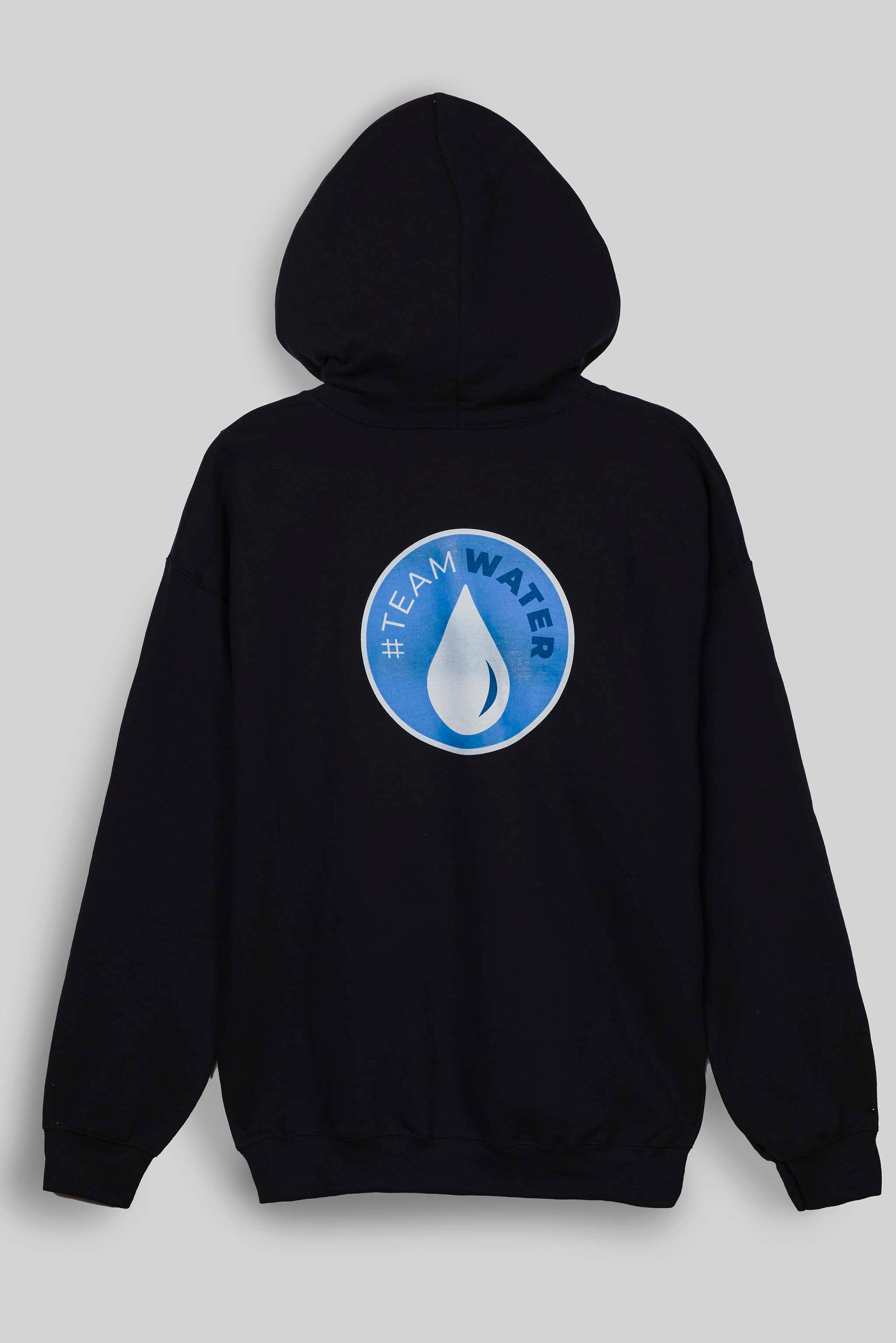 TEAMWATER HASHTAG HOODIE - BLACK